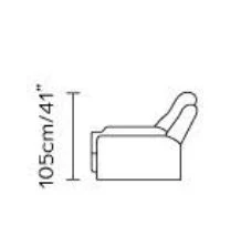 Abbey Reclining Sofas In Bonded Black Real Leather - Image 8