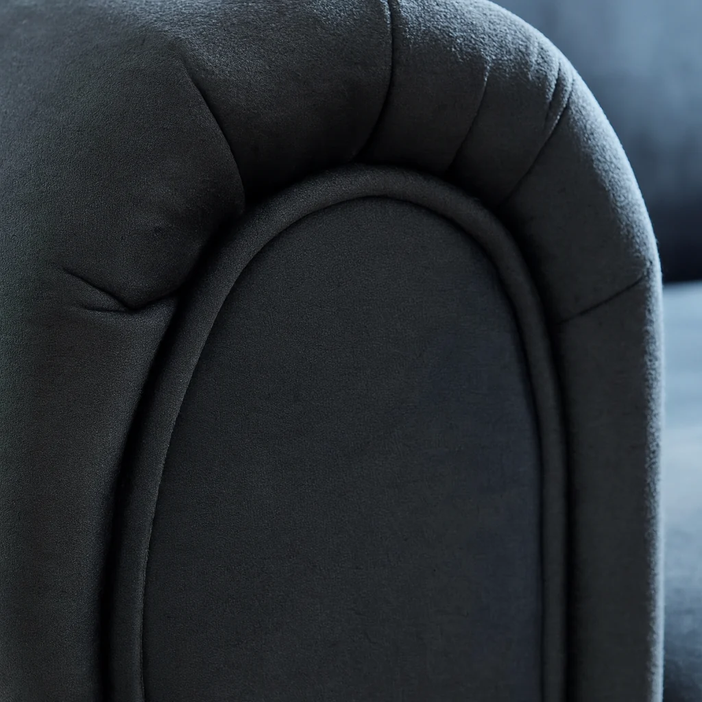 Barcelona Fabric Sofa Contemporary Comfort with Reversible Cushion Seat - Image 3