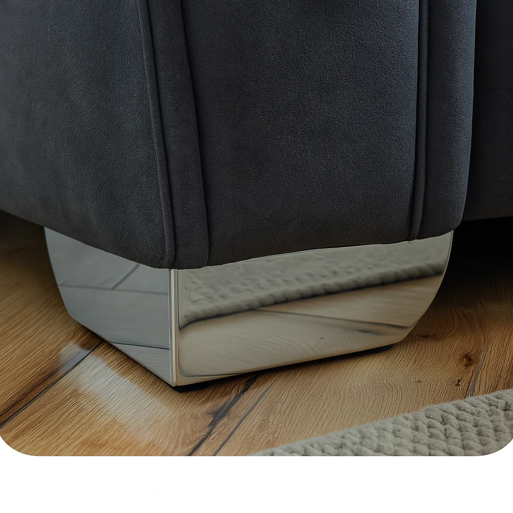 Barcelona Fabric Sofa Contemporary Comfort with Reversible Cushion Seat - Image 5