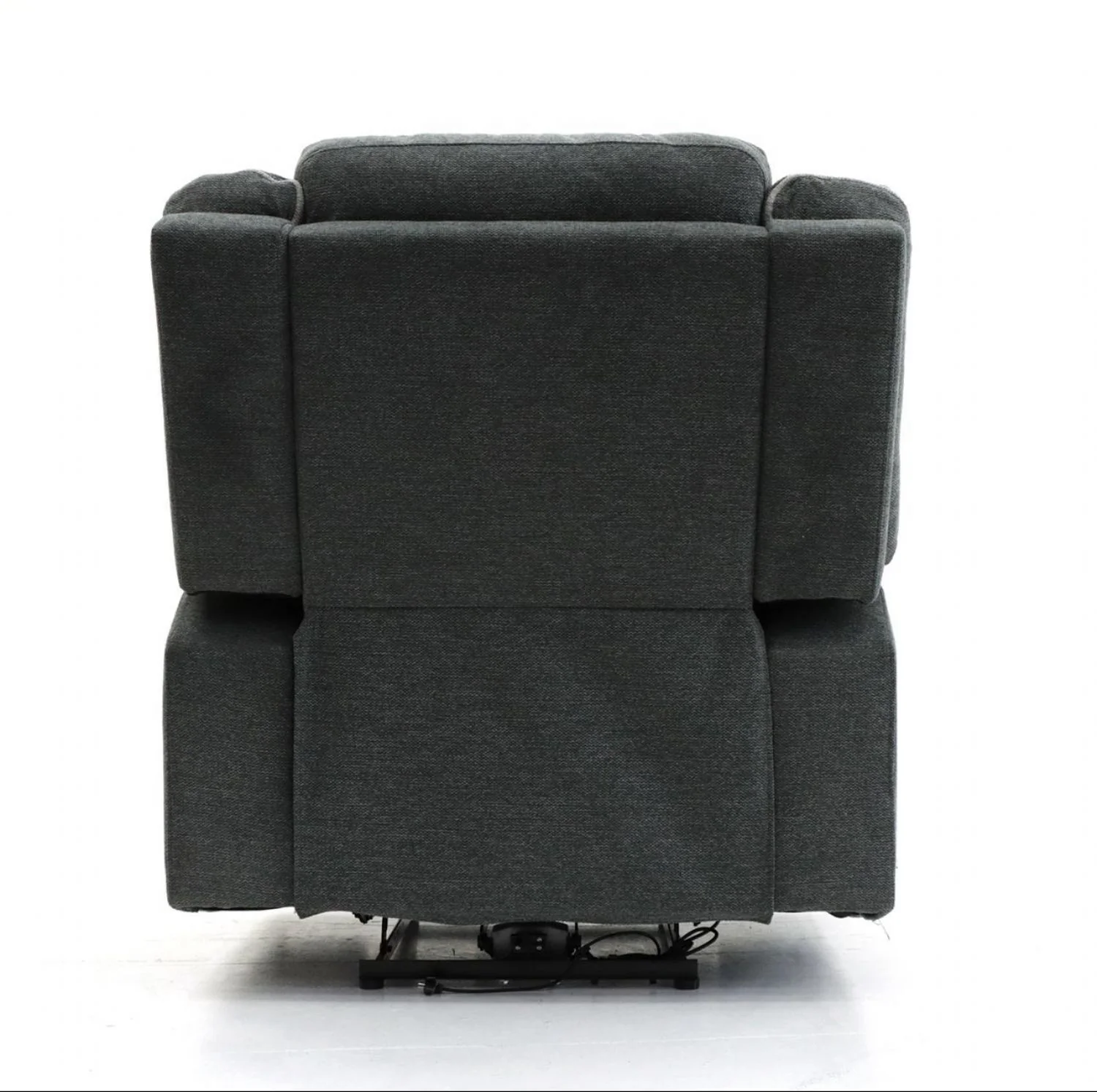 Black Leather Effect Electric Recliner Armchair - Image 2