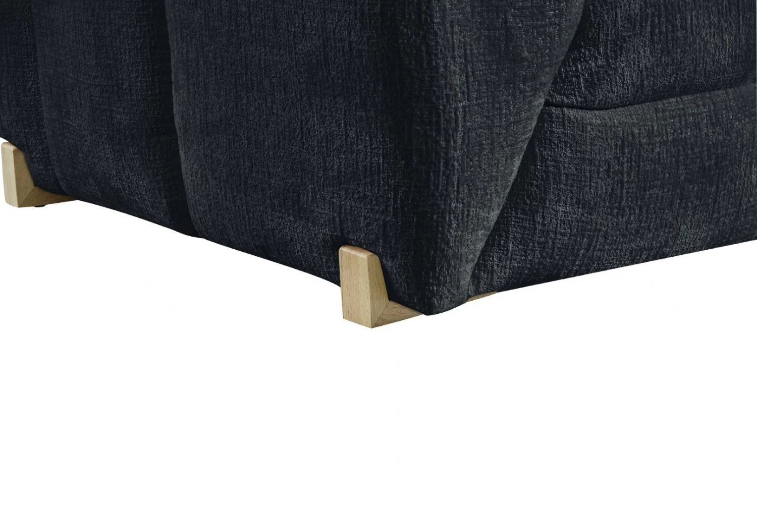 Charcoal Fabric L Shaped Corner Sofa Right Hand Facing - Image 7