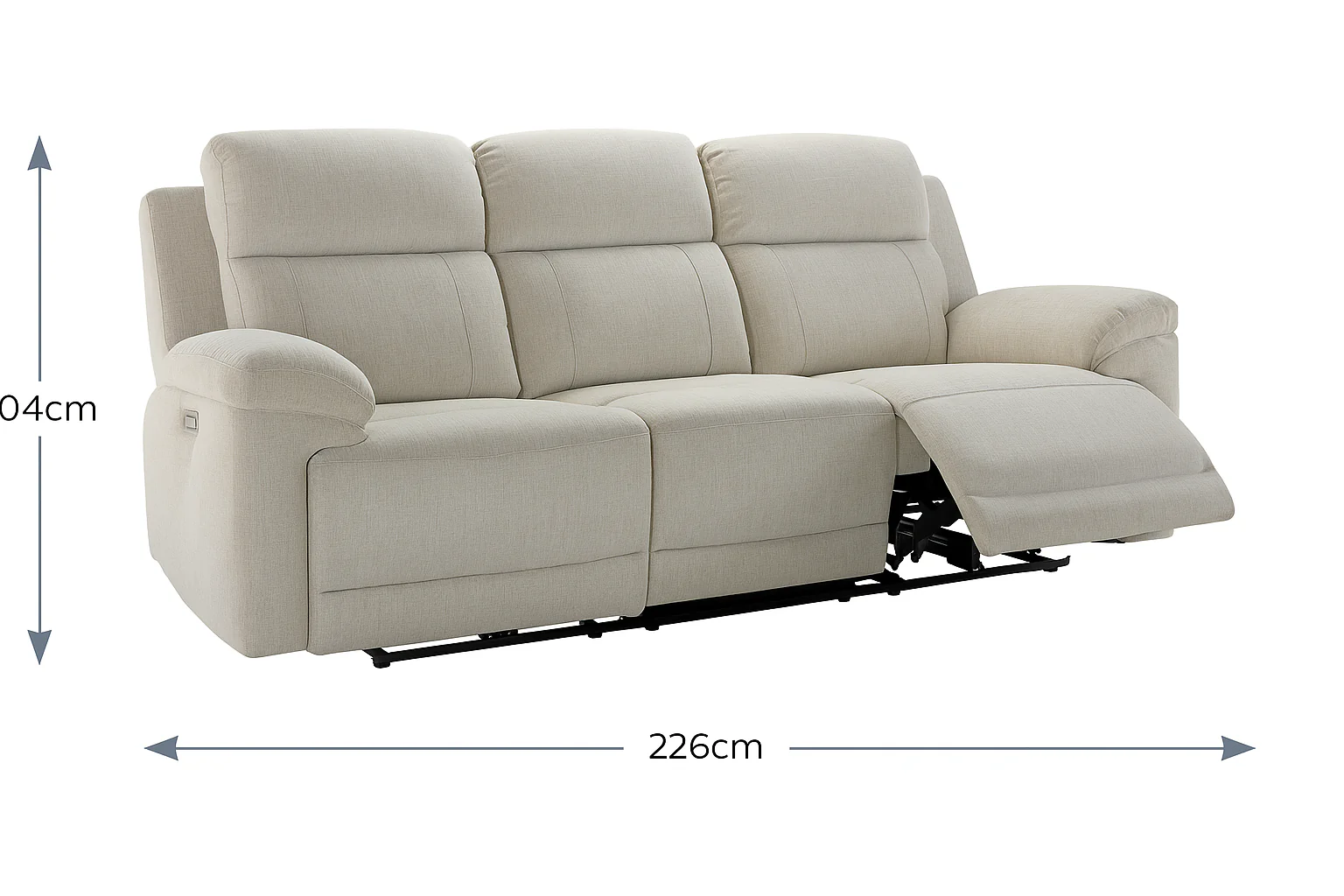 Roland Manual Recliner Sofa with Center Console & Cup Holder - Image 18