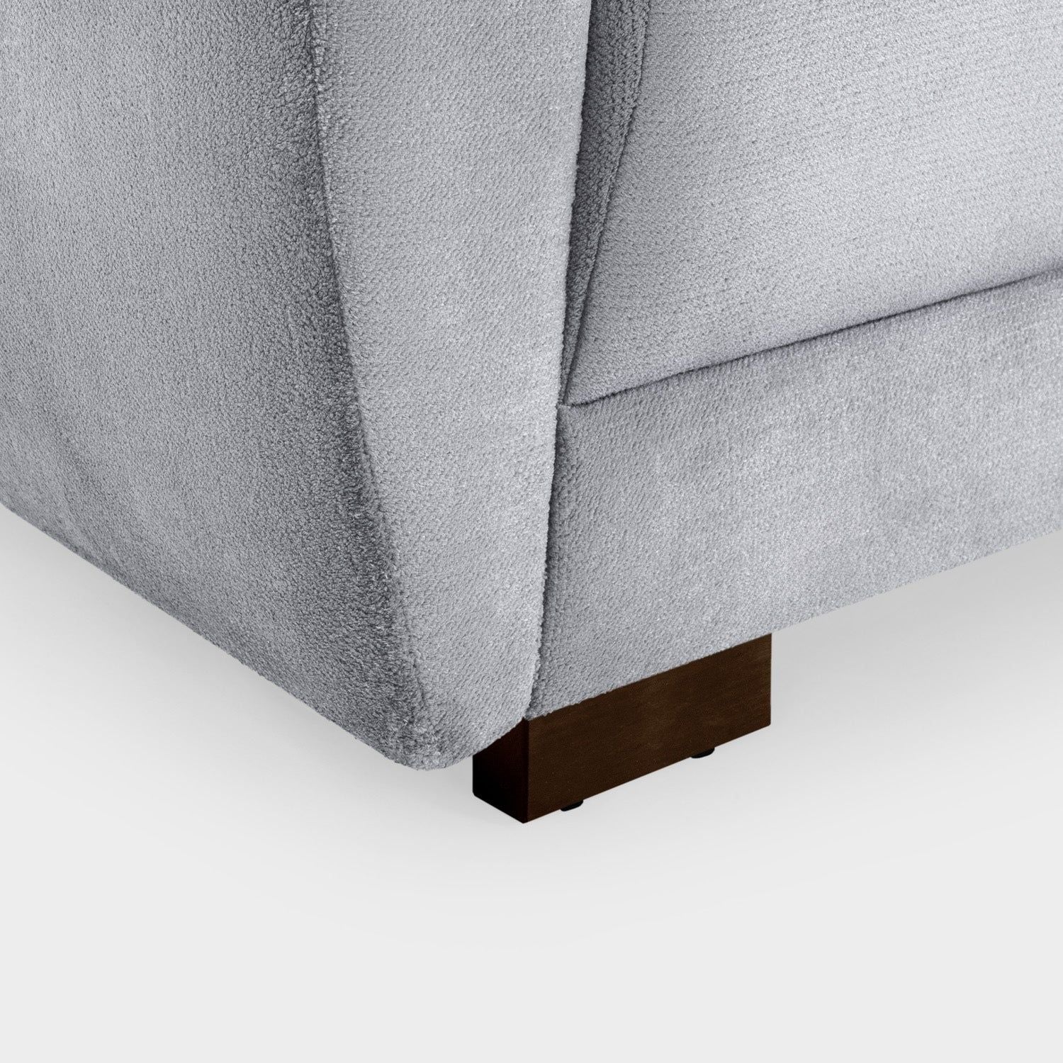 Grey Chenille Fabric 3 Seater Large Convertible Sofabed - Image 4
