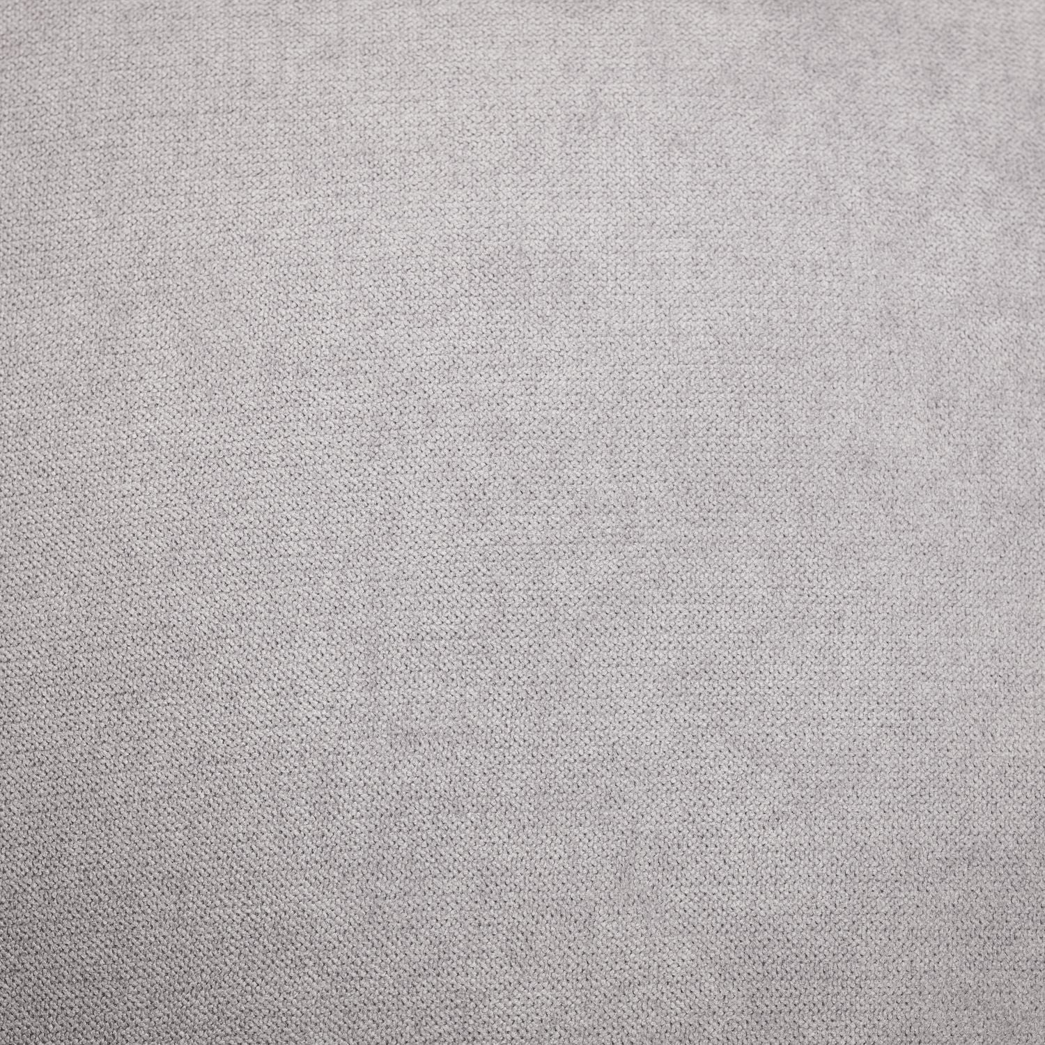 Grey Fabric Tufted Back Large Corner Sofa Wooden Legs - Image 4