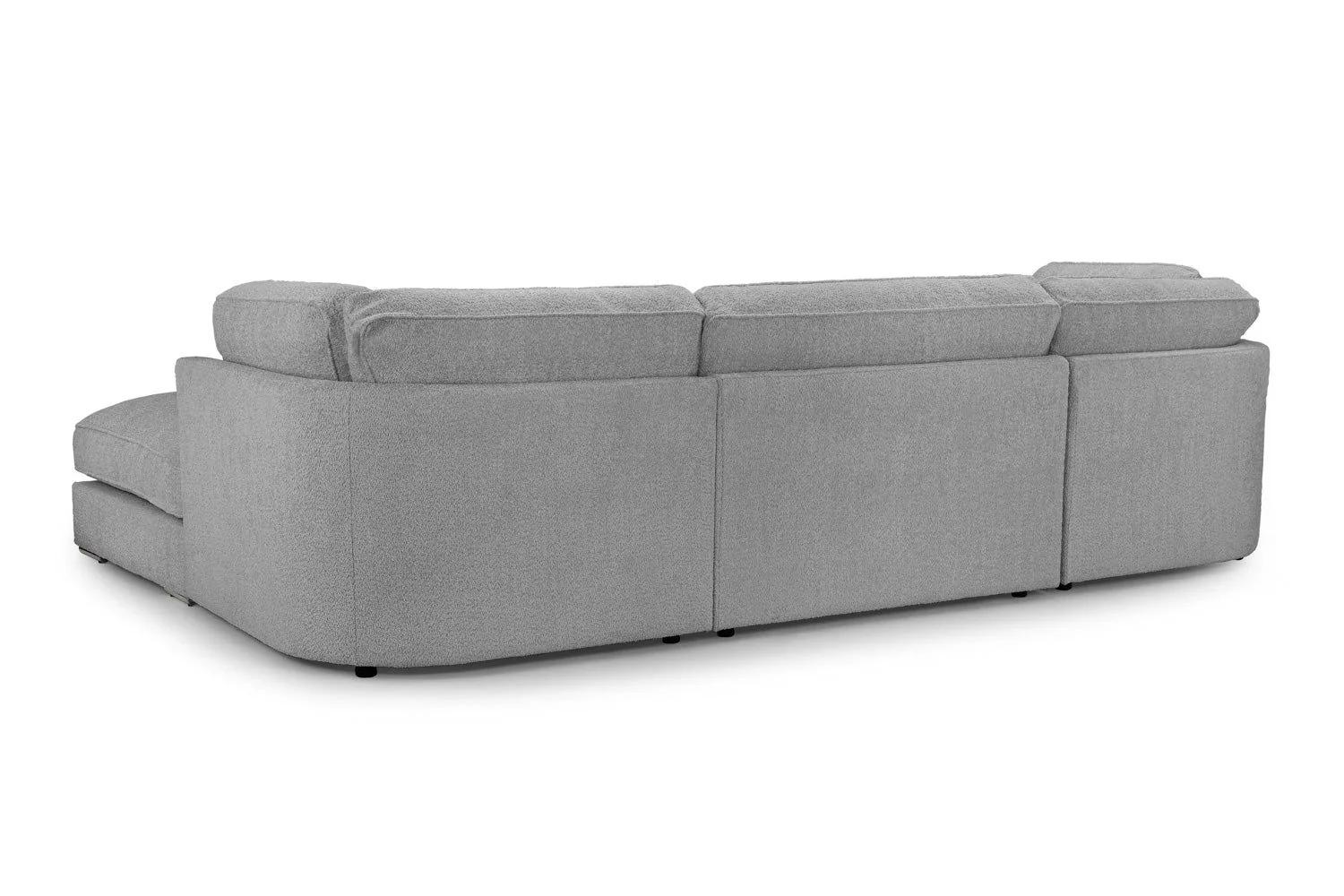 Inga Fullback Sofa Grey U Shape Corner - Image 3