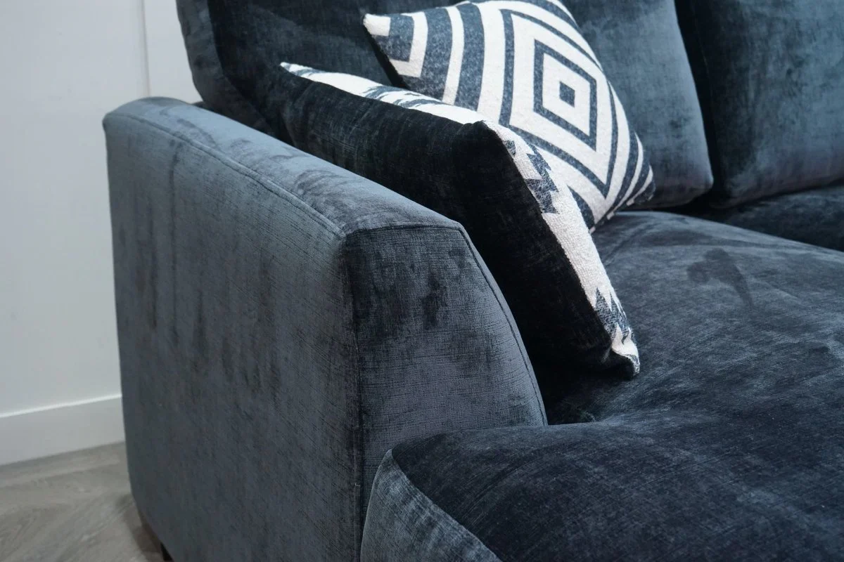 Felix U Shape Large Double Ended Chaise Fabric Cinema Sofa with Sofa Bed Option - Image 10