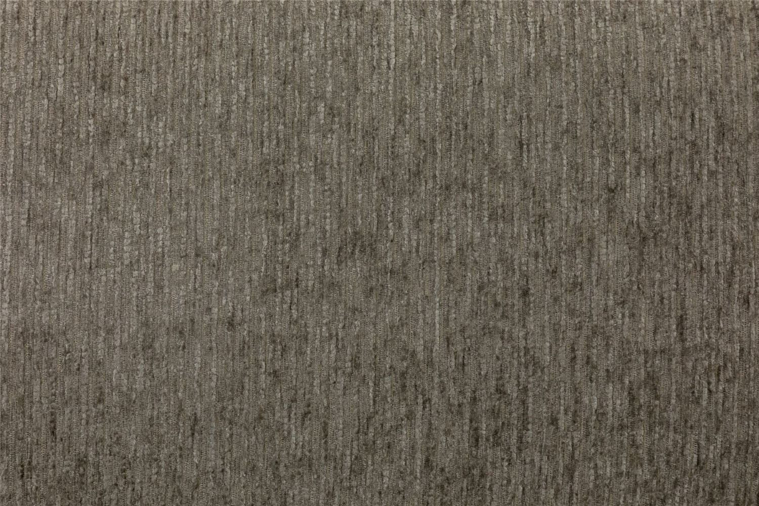Mocha Chenille Fabric Standard Back 3 Seater Sofa - Image 4