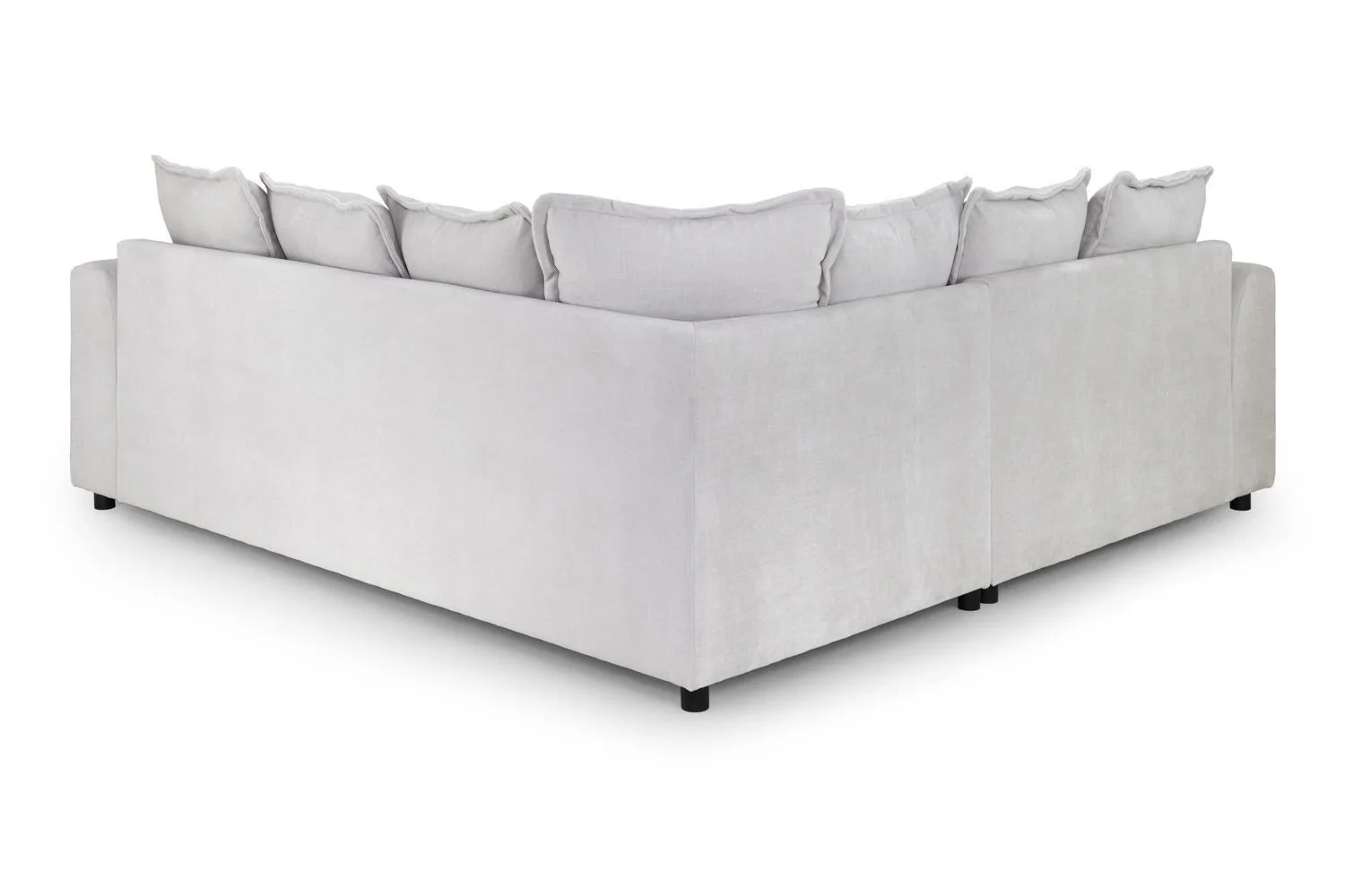 Natural Fabric Upholstery Large Corner Sofa - Image 2