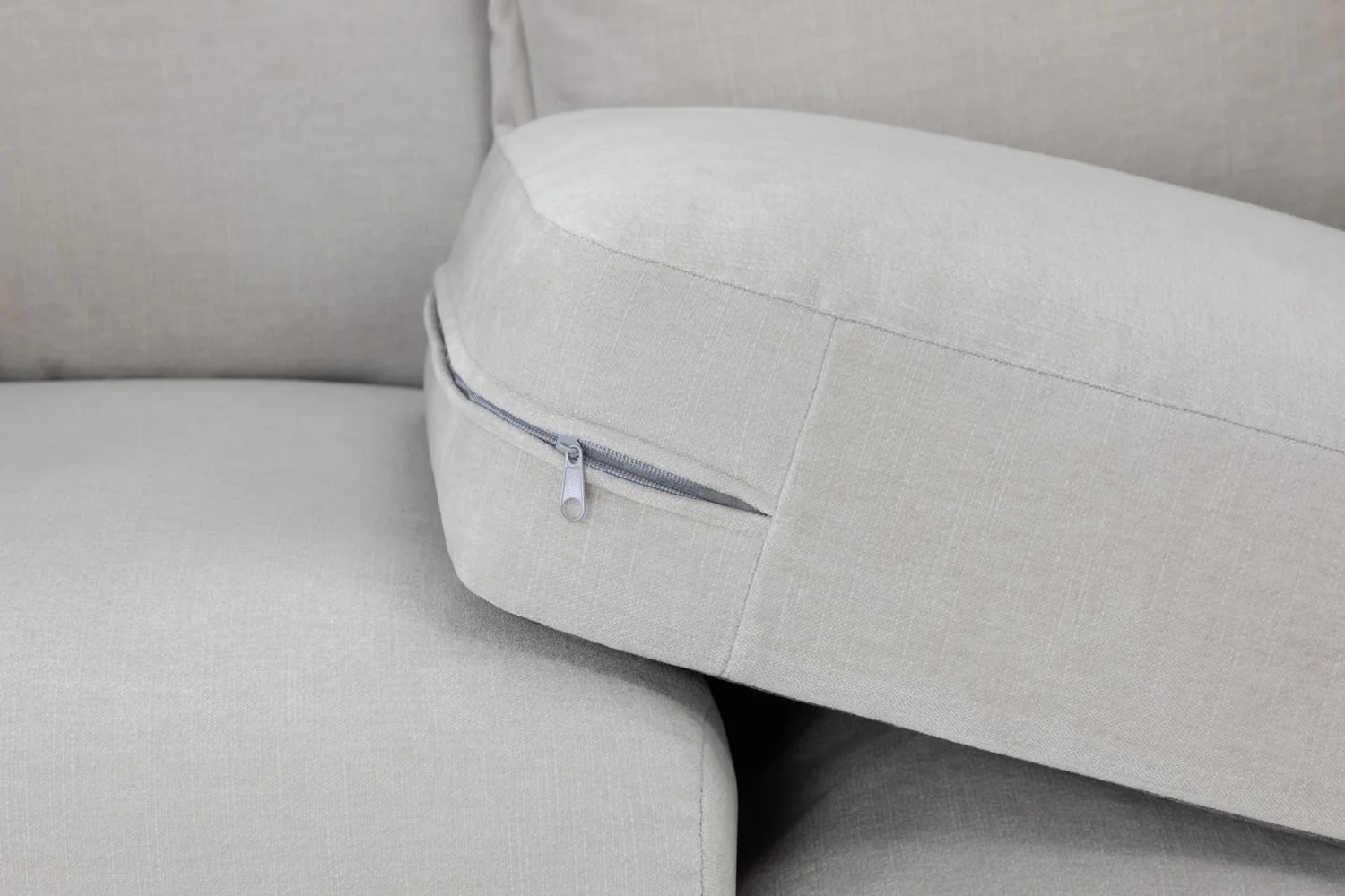 Natural Fabric Upholstery Large Corner Sofa - Image 7