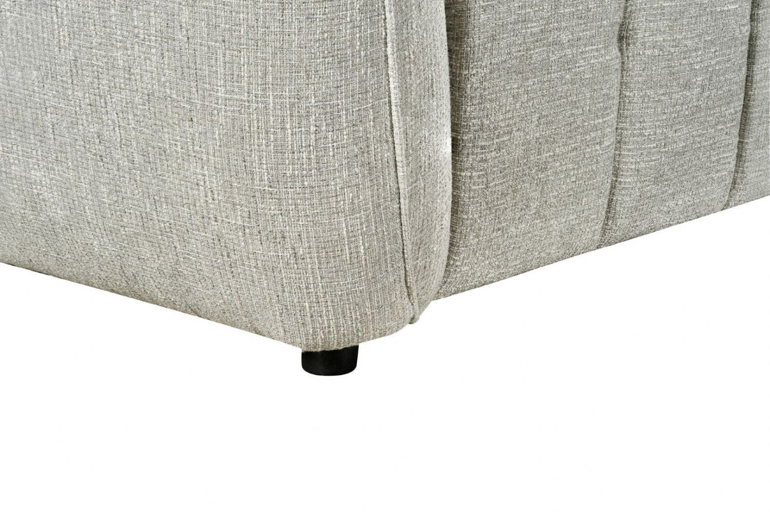 Silver Fabric Electric Recliner Corner Sofa Right Hand Sofa - Image 3