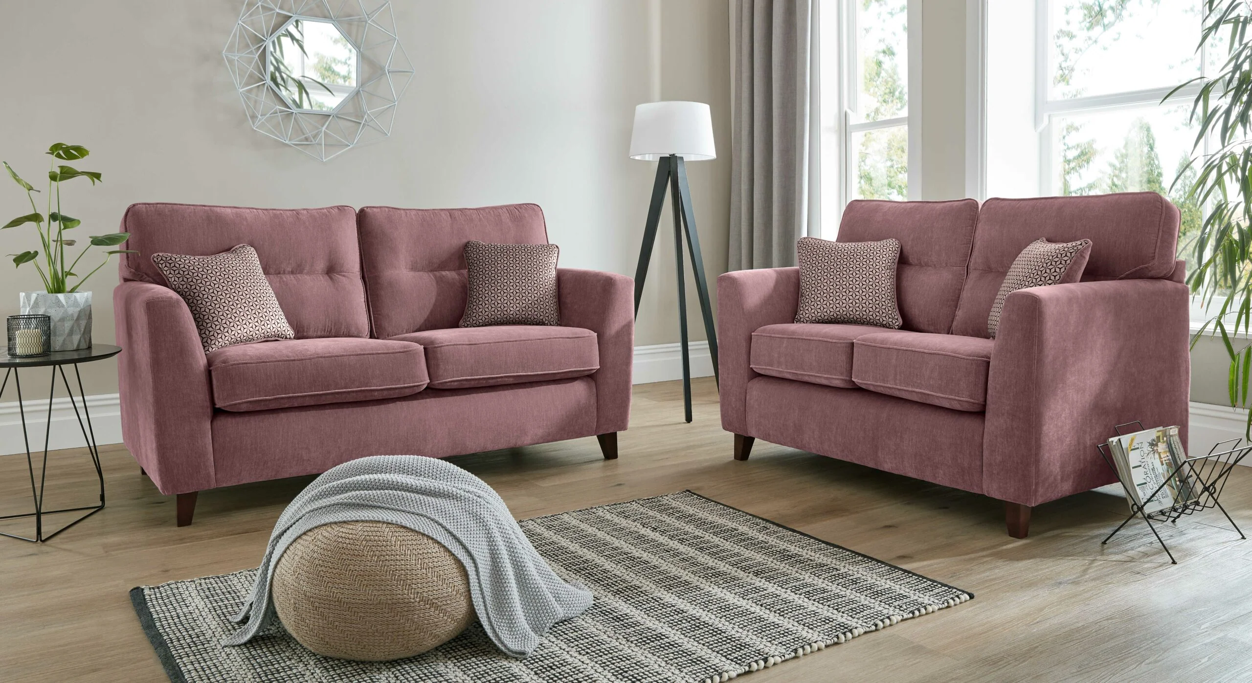 Skye Premium Fabric Mahogany High Feet Sofas For Elderly - Image 11