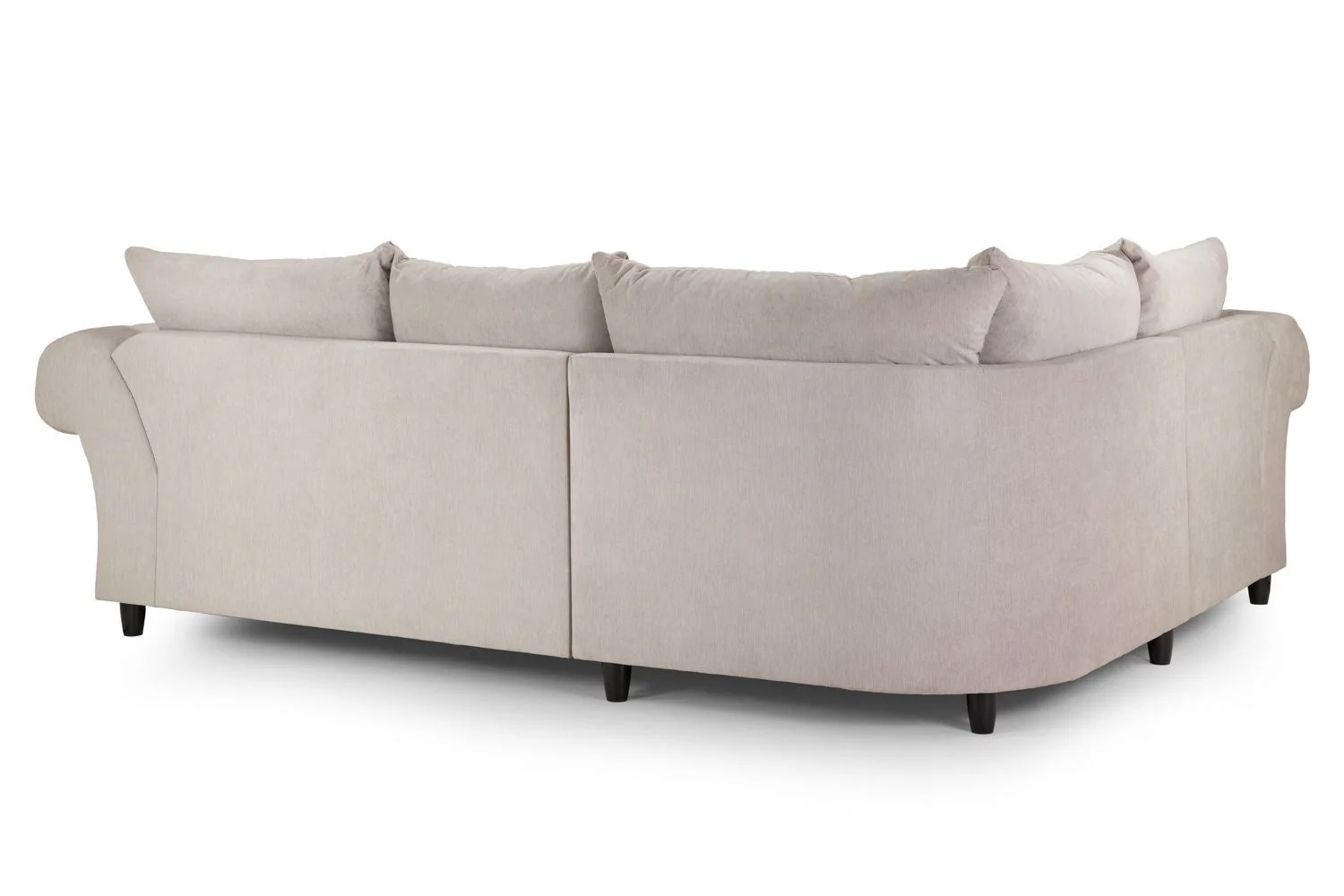 Stone Fabric Left Hand Facing Fullback Corner Sofa - Image 2