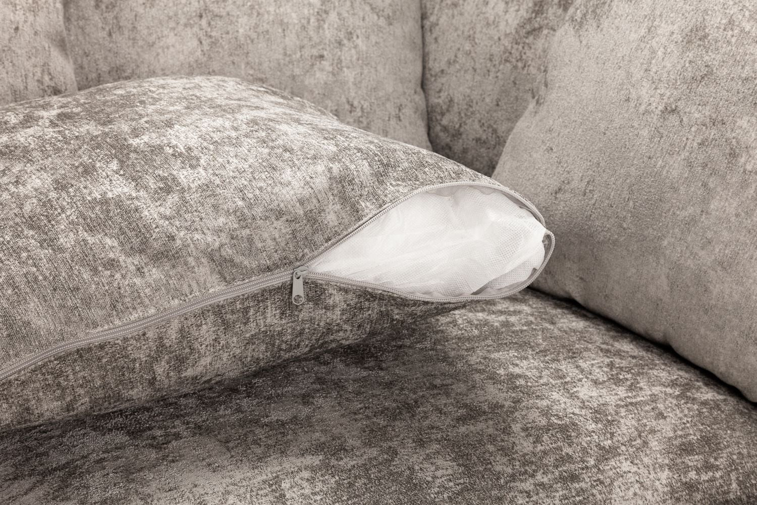 Truffle Fabric U Shape Pillow Scatter Back Large Corner Sofa - Image 14